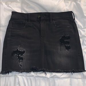 Express black jean skirt NWOT